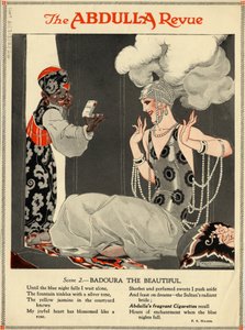 Cigarettes Abdulla, années 1920 - Rene Vincent