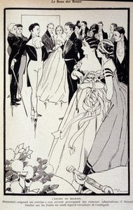 Représentation de George Bryan Brummel connu sous le nom de Beau Brummel (1778 - 1840), le roi des dandys. Illustration de René Vincent. 19ème siècle