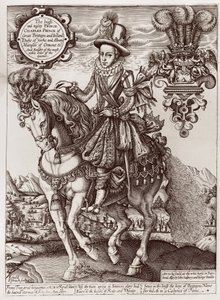 Charles Ier en tant que prince de Galles à cheval, de 