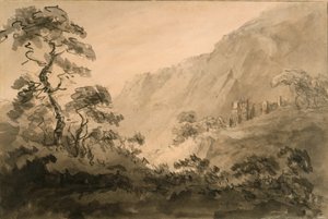 Paysage montagneux avec ruine - Rev. William Gilpin