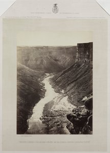 Grand Canyon, rivière Colorado, embouchure de Kanab Wash, vue vers l