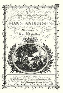 Page de titre pour Contes de fées et légendes par Hans Andersen - Rex (after) Whistler