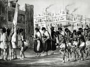 Danse des buffles à Pueblo de Zuni, Nouveau-Mexique, du 
