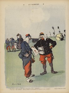 En manœuvres. Illustration pour Le Rire
