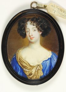 Frances Teresa Stuart, duchesse de Lennox et Richmond (aquarelle sur vélin) - Richard  Gibson