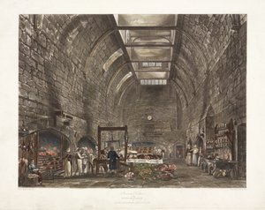 Ancienne cuisine du château de Windsor, début XIXe siècle - John Pardon