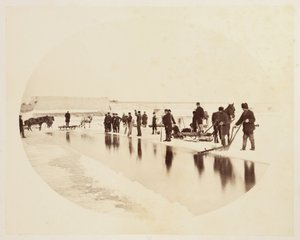 Coupe de glace sur le fleuve Saint-Laurent - John Pardon