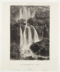 Les Cascades de Tivoli, vers 1841 - John Pardon