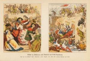 Rebecca et Rowena (lithographie couleur)