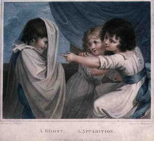 Un Fantôme, gravé par Luigi Schiavonetti (1765-1810), pub. par T. Simpson - Richard (after) Westall