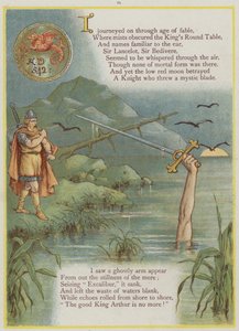 Page de Upstream par Richard Andre, le Roi Arthur et Excalibur - Richard Andre