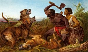 Les esclaves chassés, 1862 - Richard Ansdell