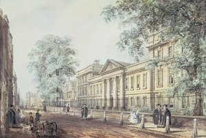 Emmanuel College, Cambridge, vu de St. Andrew