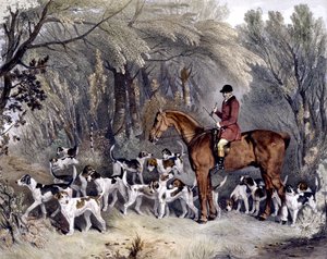 W. Head, chasseur des Donnington Hounds, gravé par J.W. Giles, 1837