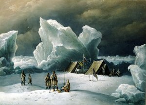 Le campement le plus au nord du capitaine Markham - Richard Bridges Beechey