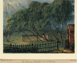 Lieu de sépulture de Napoléon à Sainte-Hélène, vers 1826