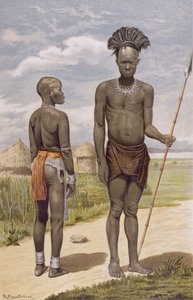 Guerrier Bari et sa femme, tiré de 