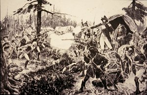 Bataille de Brandywine - Richard Caton (after) Woodville