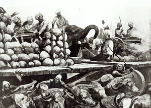 Bataille de Plassey, 23 juin 1757 - Richard Caton (after) Woodville