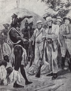 Francis Farewell de la Farewell Trading Company, fondateur de la colonie de Port Natal en Afrique du Sud - Richard Caton II (after) Woodville