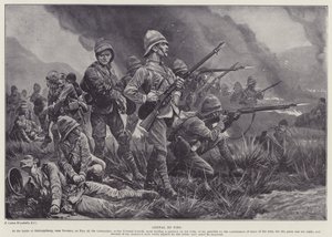 Épreuve par le feu (lithographie) - Richard Caton II (after) Woodville
