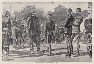 La reddition de Cronje, 27 février 1900 (lithographie) - Richard Caton II (after) Woodville