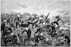 Bataille de Majuba Hill, 1ère Guerre des Boers, 26-27 février 1881 - Richard Caton II Woodville
