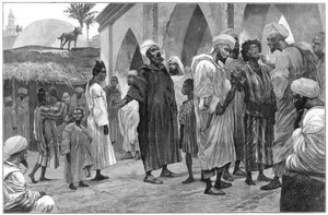 Le marché aux esclaves au Maroc, 1888 - Richard Caton II Woodville