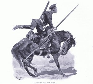 Un cosaque de la ligne, illustration de l