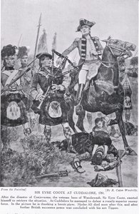 Sir Eyre Coote à Cuddalore, illustration de 