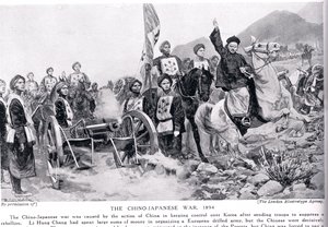 La Première Guerre Sino-Japonaise, illustration de 