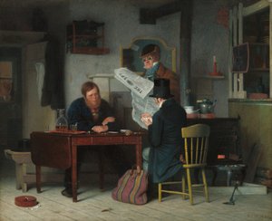 En attendant la diligence - Richard Caton Woodville