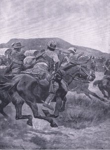La cavalerie attaquant l