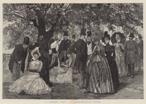 Une garden-party à Marlborough House - Richard Caton Woodville junior