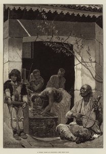 Un lavage public à Dulcigno - Richard Caton Woodville junior