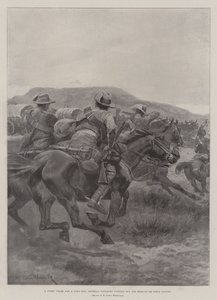 Une poursuite acharnée et longue, la cavalerie impériale coupant l