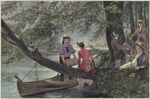 Un pique-nique au bord de la rivière