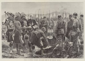 Enterrement du général Wauchope, le chef déchu de la brigade des Highlands - Richard Caton Woodville junior