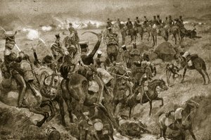 Charge des dragons à Talavera, illustration de 