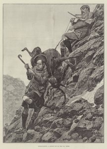 Chasse au cerf, un raccourci sur le chemin du retour - Richard Caton Woodville junior