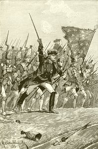 George II à Dettingen - Richard Caton Woodville junior