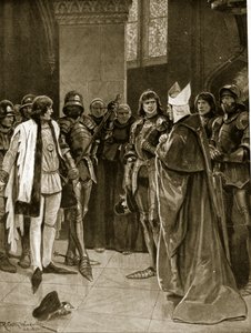 Henri VI est livré à Édouard IV à St. Paul