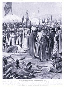 Isaac de Chypre plaide devant Richard Ier, 1191