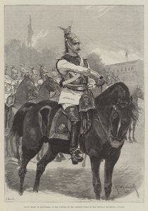 Prince Henry de Battenberg, en uniforme de la Garde-du-Corps de la cavalerie de la maison prussienne