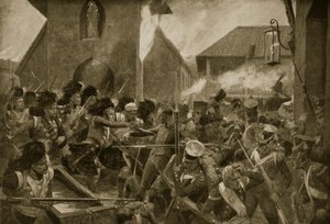 Les 42e Highlanders à Corunna, illustration de 