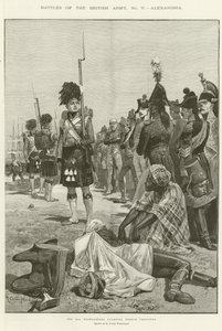 Les 42e Highlanders gardant les prisonniers français - Richard Caton Woodville junior