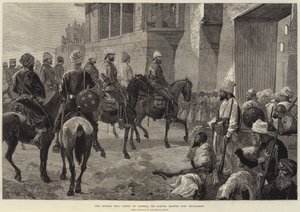La guerre afghane, entrée du général Sir Samuel Browne à Jellalabad - Richard Caton Woodville junior