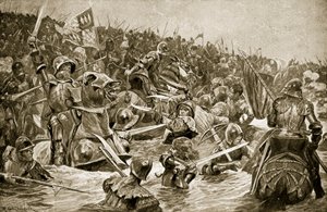 La Bataille de Towton, illustration de 