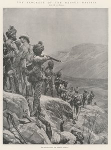Le blocus des Mahsud Waziris - Richard Caton Woodville junior