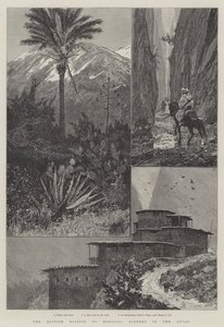 La mission britannique au Maroc, paysages dans l